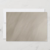 50ste verjaardag antiek grijs gouden frame kaart (Achterkant)