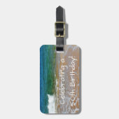 50ste verjaardag Bagagelabel (Voorkant verticaal)