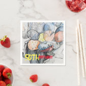 50ste verjaardag ballonnen servet (Insitu)