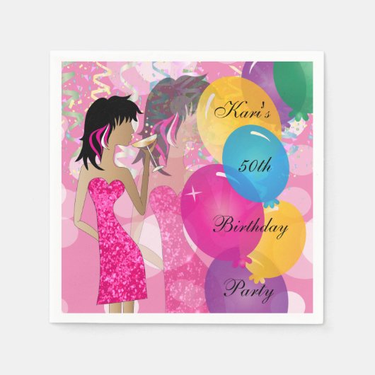 50ste verjaardag Bash Party Servet (Voorkant)