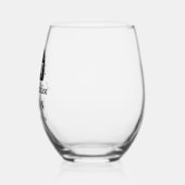 50ste verjaardag beperkte perfectie 1974 wijnglas zonder voet (Links)