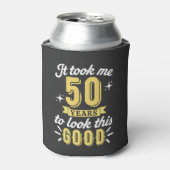 50ste verjaardag blikjeskoeler (Blikje Voorkant)