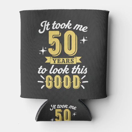 50ste verjaardag blikjeskoeler (Voorkant)