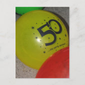 50ste verjaardag Briefkaart (Voorkant)