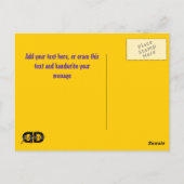 50ste verjaardag Briefkaart (Achterkant)