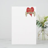 50ste. Verjaardag Briefpapier (Staand voorkant)