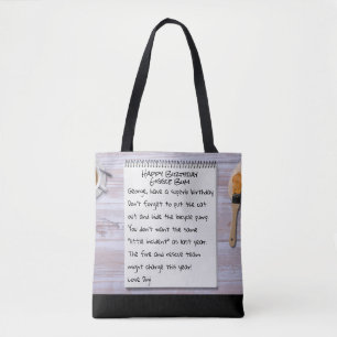 50ste verjaardag cadeau idee voor Vrouw vriend Tote Bag