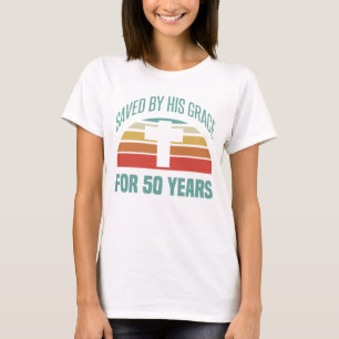 50ste verjaardag cadeau voor christenen t-shirt