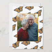 50ste verjaardag Card Shower Foto Uitnodiging (Achterkant)