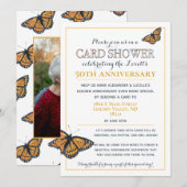 50ste verjaardag Card Shower Foto Uitnodiging (Voorkant / Achterkant)