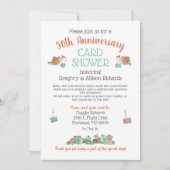 50ste verjaardag Card Shower Vogels Kaart (Voorkant)