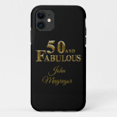 50ste verjaardag Case-Mate iPhone case (Achterkant)