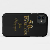 50ste verjaardag  Case-Mate iPhone case (Achterkant (horizontaal))