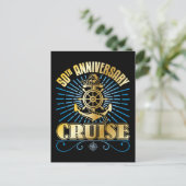 50ste verjaardag cruise briefkaart (Staand voorkant)