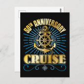 50ste verjaardag cruise briefkaart (Voorkant / Achterkant)