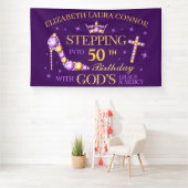 50ste verjaardag, dames, Christelijk Spandoek (Insitu)