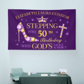50ste verjaardag, dames, Christelijk Spandoek (Beurs)