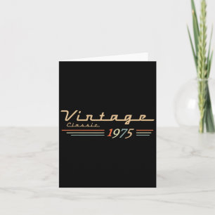 50ste Verjaardag Decoraties Vintage 1975 50 Kaart