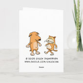 50ste verjaardag: Een steen in de knoop Kaart (Achterkant)