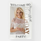 50ste Verjaardag Foto studentenfeest Spandoek (Verticaal)