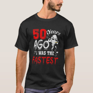 50ste verjaardag Gag Grappig 50 jaar geleden was i T-shirt