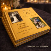 50ste verjaardag gastenboek – Goud