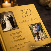50ste verjaardag gastenboek – Goud