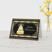 50ste verjaardag gefeliciteerd kaart (Gele Bloem)