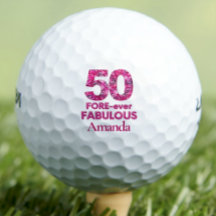 50ste verjaardag Golfer Gift, FOREVER-ever 50 & Fa