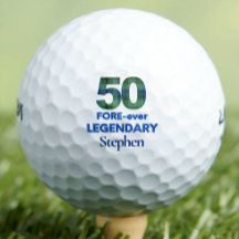 50ste verjaardag Golfer Gift, voor altijd legendar