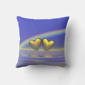 50ste verjaardag Gouden Harten Kussen (Achterkant)