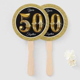 50ste verjaardag handwaaier