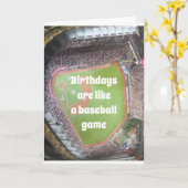 "50ste VERJAARDAG" HONKBAL EN VERJAARDAGEN!!! Kaart (Gele Bloem)