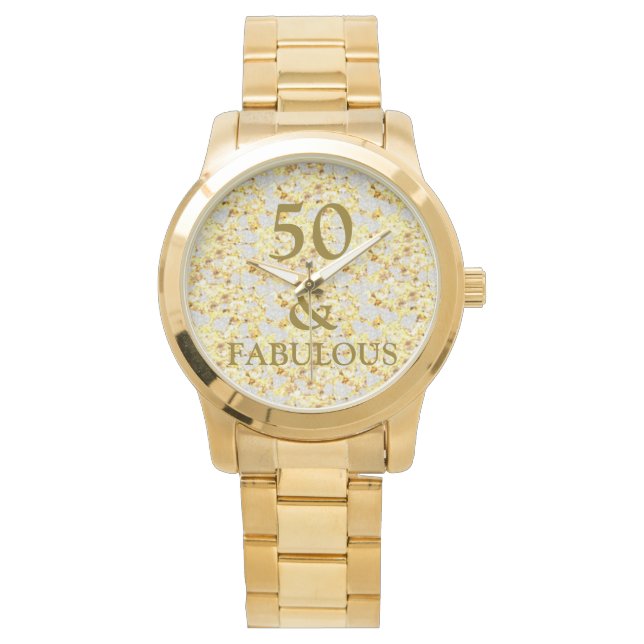 50ste verjaardag  horloge (Voorkant)