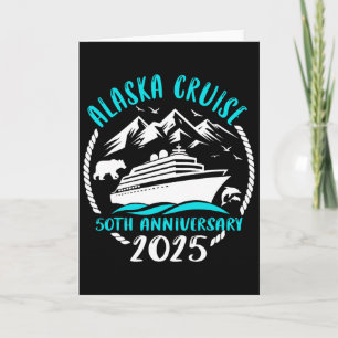 50ste verjaardag Huwelijk Alaska Cruise 2025 Koppe Kaart