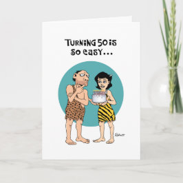 50ste verjaardag is zo makkelijk kaart