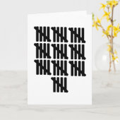 50ste verjaardag kaart (Gele Bloem)