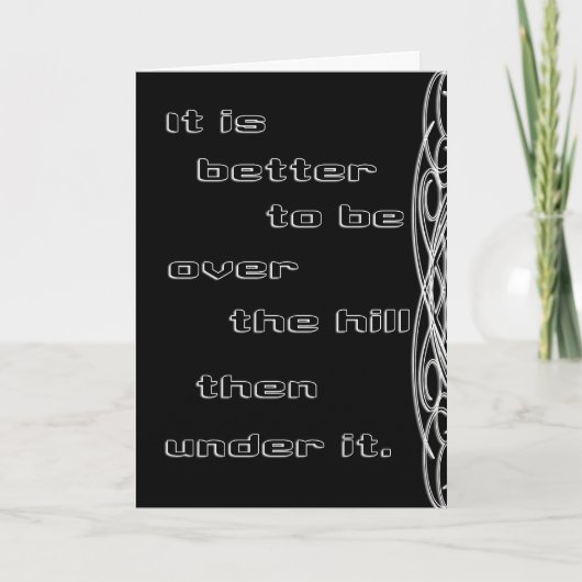 50ste verjaardag kaart (Voorkant)