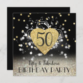 50ste verjaardag kaart (Voorkant / Achterkant)