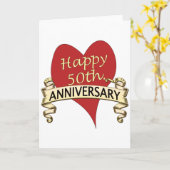 50ste verjaardag kaart (Gele Bloem)