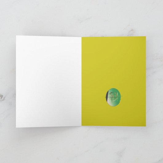 50ste verjaardag Kaart (Binnen)