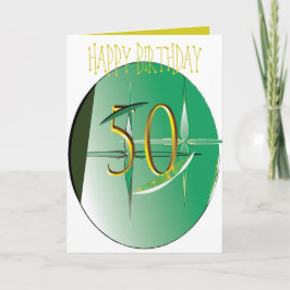 50ste verjaardag Kaart