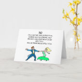 50ste verjaardag kaart (Gele Bloem)