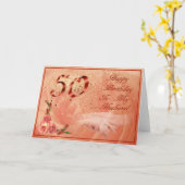 50ste verjaardag kaart (Gele Bloem)