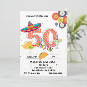 50ste verjaardag kaart (Staand voorkant)