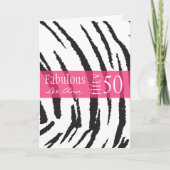 50ste verjaardag Kaart voor Baby Boomer Vrouwen (Voorkant)