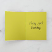 50ste verjaardag kat viering 50 jaar vijftig bedankkaart (Binnen)