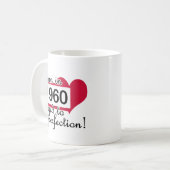 50ste verjaardag koffiemok (Voorkant links)