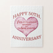 50ste. Verjaardag Legpuzzel (Verticaal)