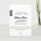 50ste verjaardag Lily kaart- elke gelegenheid Kaart (Achterkant)